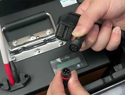 light electric vehicle battery installation