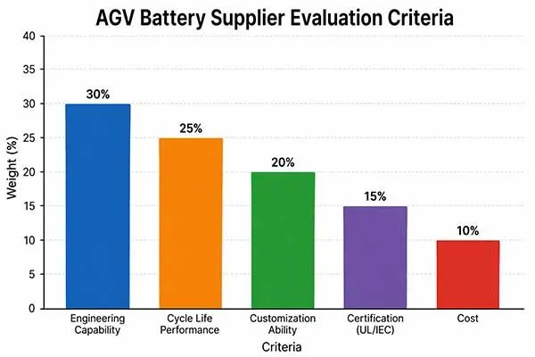 agv battery supplier evaluation criteria