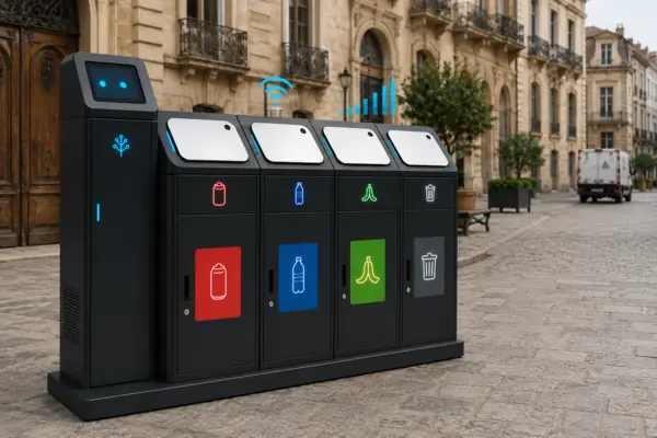 How Do Smart Waste Bins Detect Fill Levels and Support Real-Time Waste Collection?