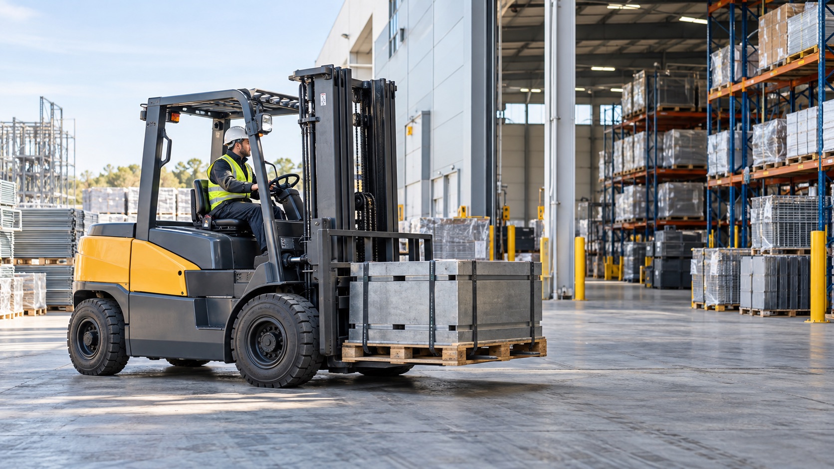 High-Voltage Electric Forklift Battery Design for Heavy-Duty Material Handling